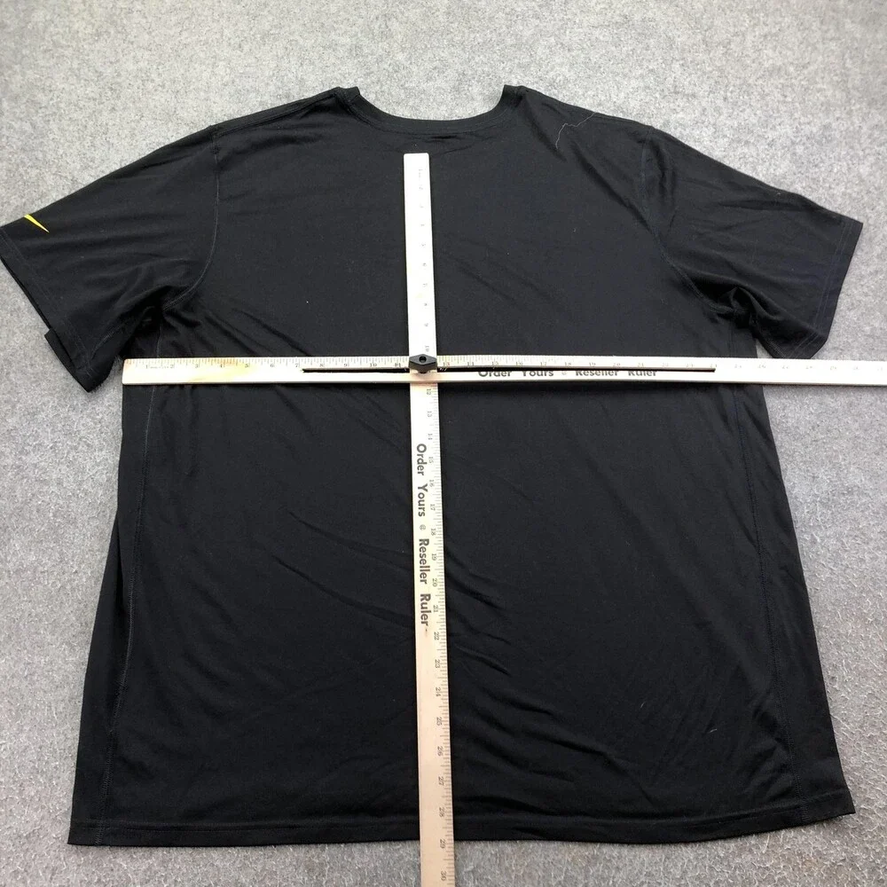 Pittsburgh Steelers Shirt Mens 3XL Black NFL Football Nike Dri Fit Just Do It